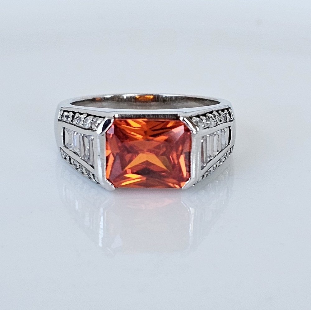 Vintage Victoria Wieck Absolute Gemstones Sterling Silver Ring Sz 8! - Picture 4 of 14